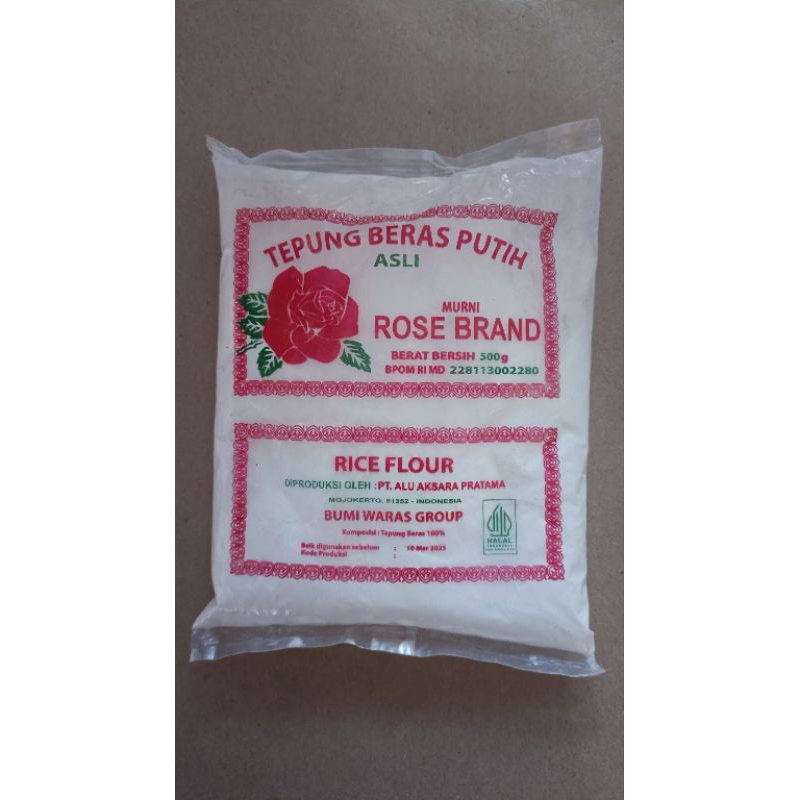 

Tepung Rose Brand / Tepung Beras - 500 Gram