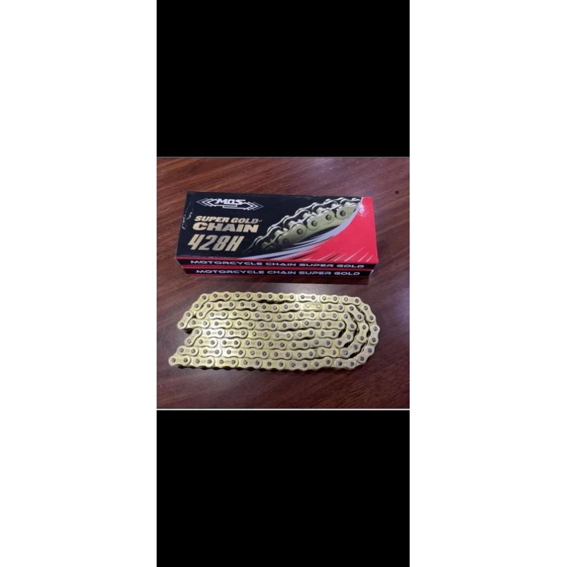 Rantai gold 428H 130L 140 Red iT rantai Emas termurah/rantai termurah/ rantai variasi GL CB KLX CRF