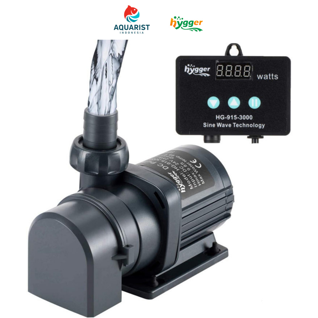 Hygger DC Water Pump / Pompa Aquarium DC / Pompa Kolam Ikan / Pompa Aquarium Dengan Controller