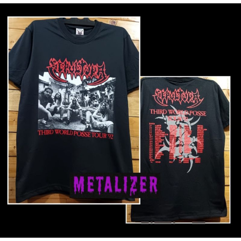 Kaos Musik Metal Rock Band Sepultura New 0074