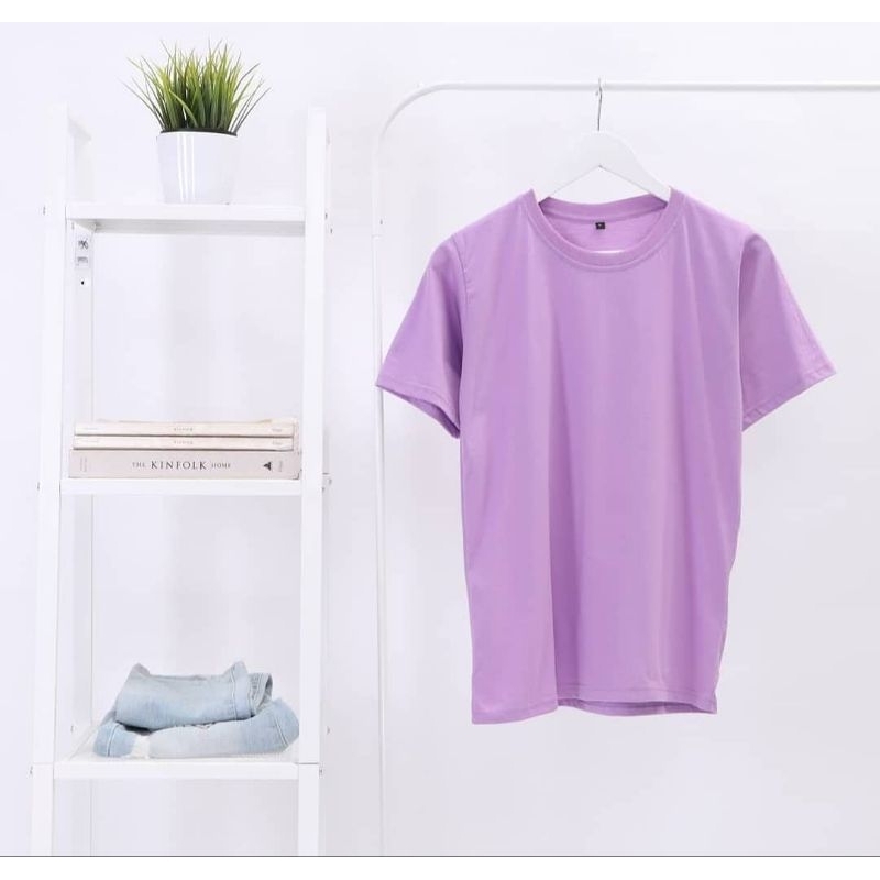 kaos polos katun PE shoft 30s / kaos polos dewasa tangan pendek / kaos polos warna warni pria wanita