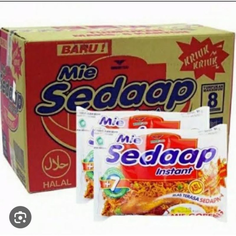 

1 dus mie sedap goreng