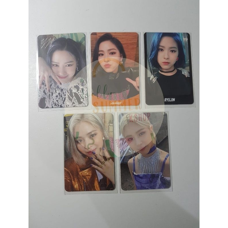 ITZY Wannabe Not Shy Ryujin Album Photocard PC