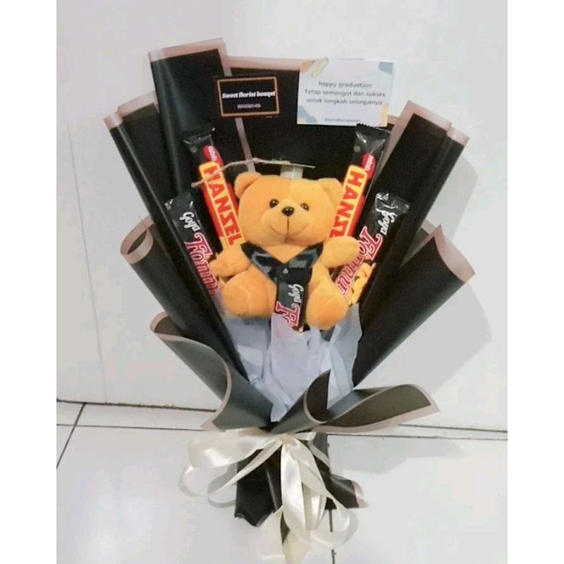 buket sidang sempro wisuda Snack boneka wisuda buket cowok buket laki laki