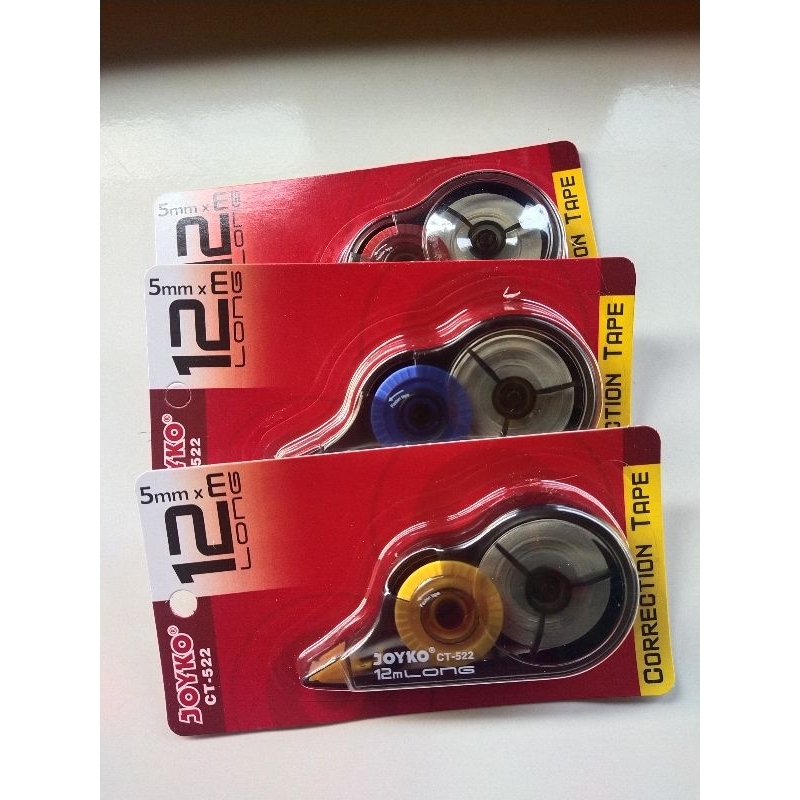 

Correction tape /Tipe X Kertas Joyko 12 m