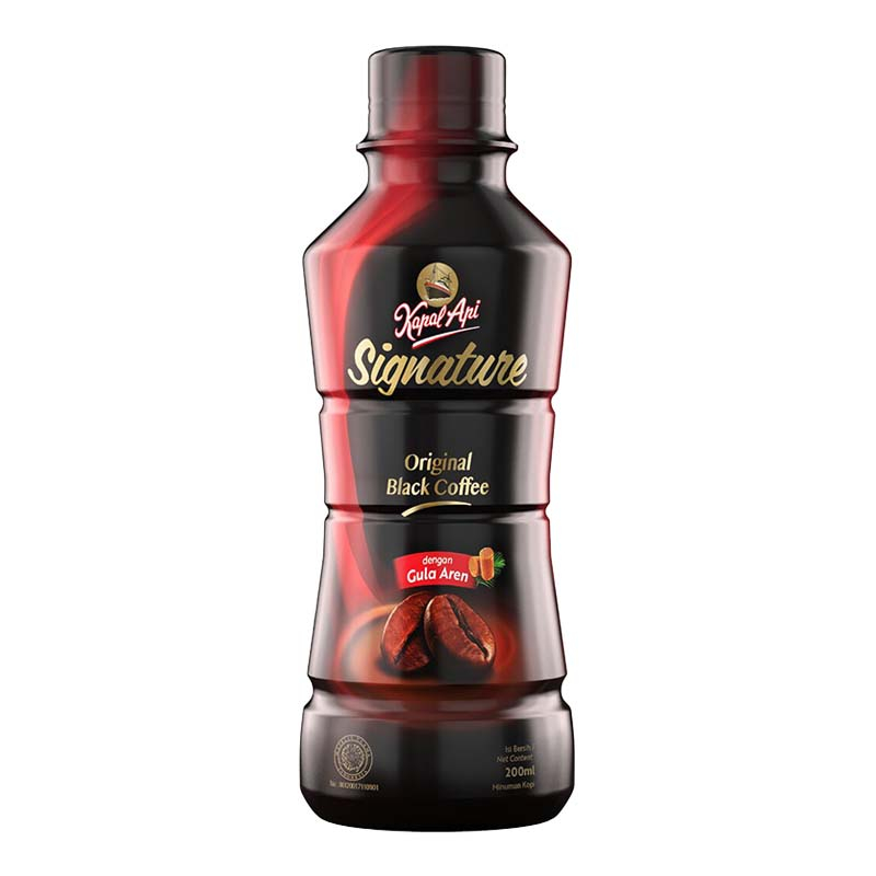 

Kapal Api Signature Original Black Coffee Pet 200 ml