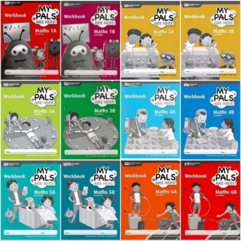 Buku My Pals are Here Maths 1A 1B 2A 2B 3A 3B 4A 4B 5A 5B 6A 6B Workbook
