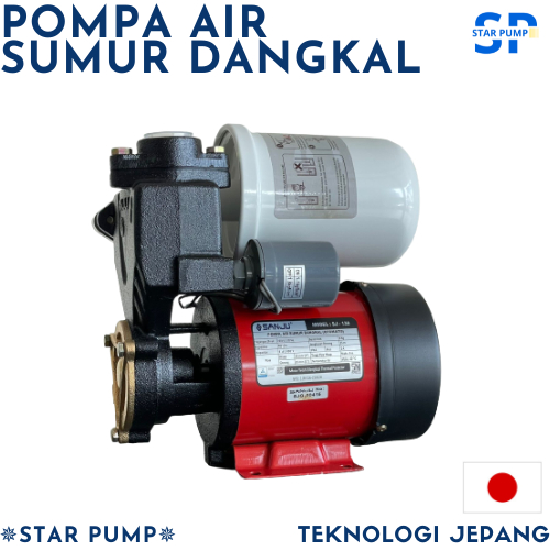 Pompa Air Sumur Dangkal SANJU SJ-138 Otomatis