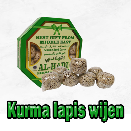 

Kurma Lapis wijen - alhadi coklat kurma - Bin Afif isi 20