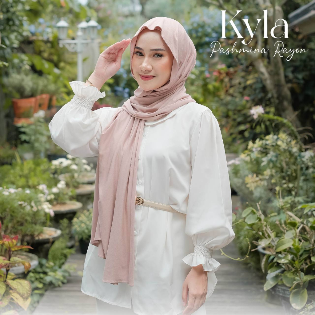 Hijab Pashmina Kyla Rayon/Pashmina kain