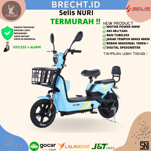 Sepeda Listrik Electric Bike Selis Nuri New Varian