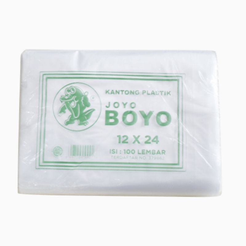 PLASTIK HDPE BOYO HIJAU 12X24