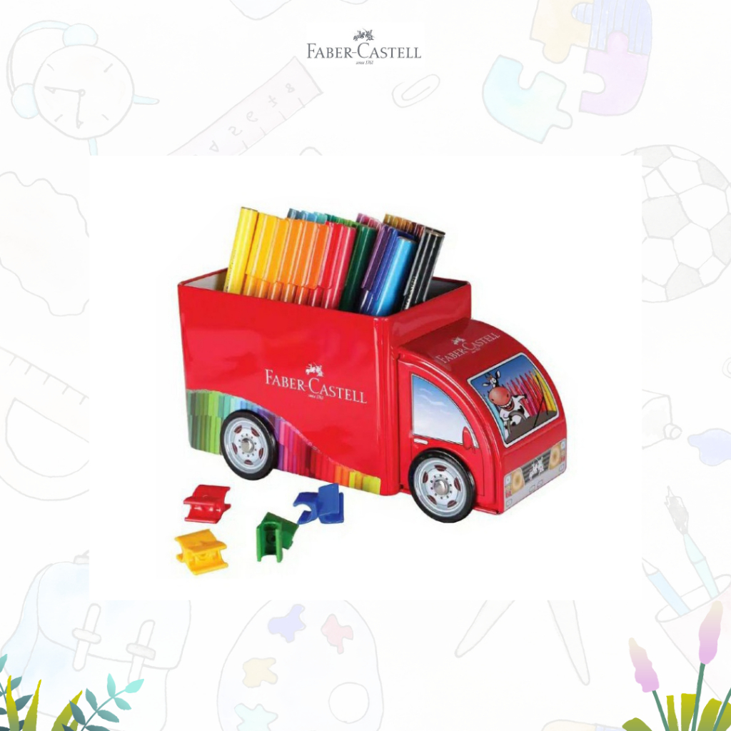

CONNECTOR PEN 33 TRUCK TIN / COLOR PEN (SPIDOL WARNA) ( FABER CASTELL )