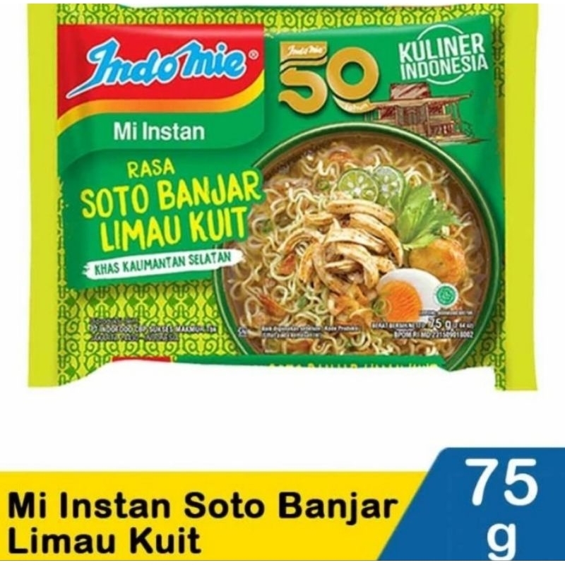 

Indomie Mi Instan Rasa Soto Banjar Limau Kuit