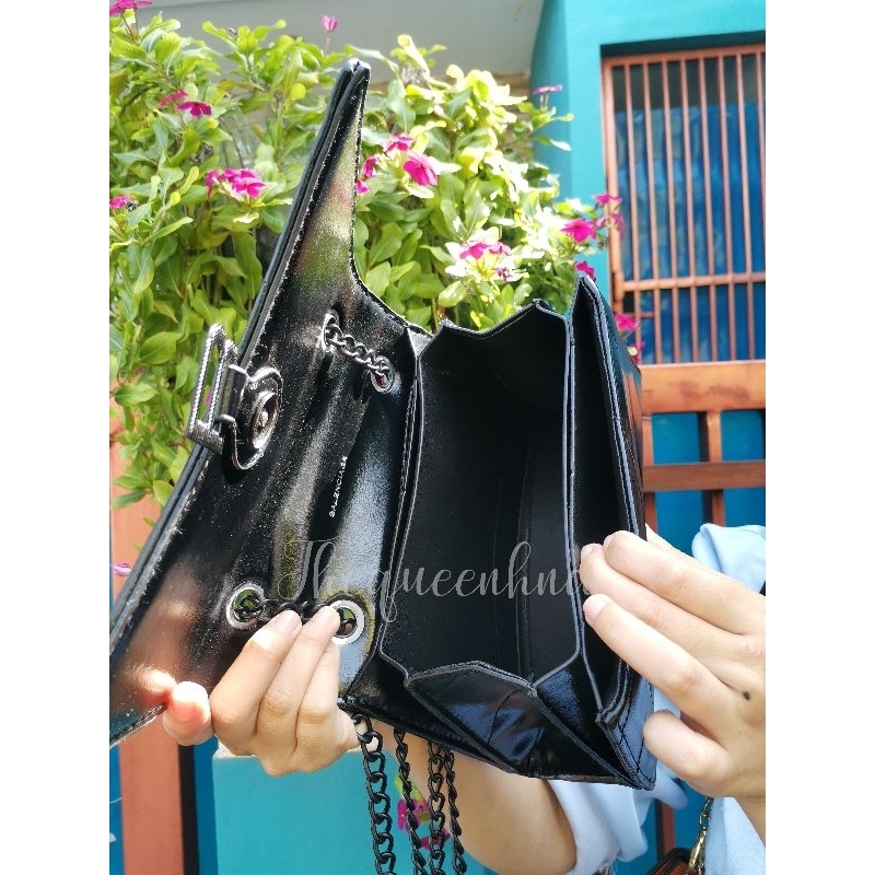 Soulderbag Bolen Full Black Import Free Box