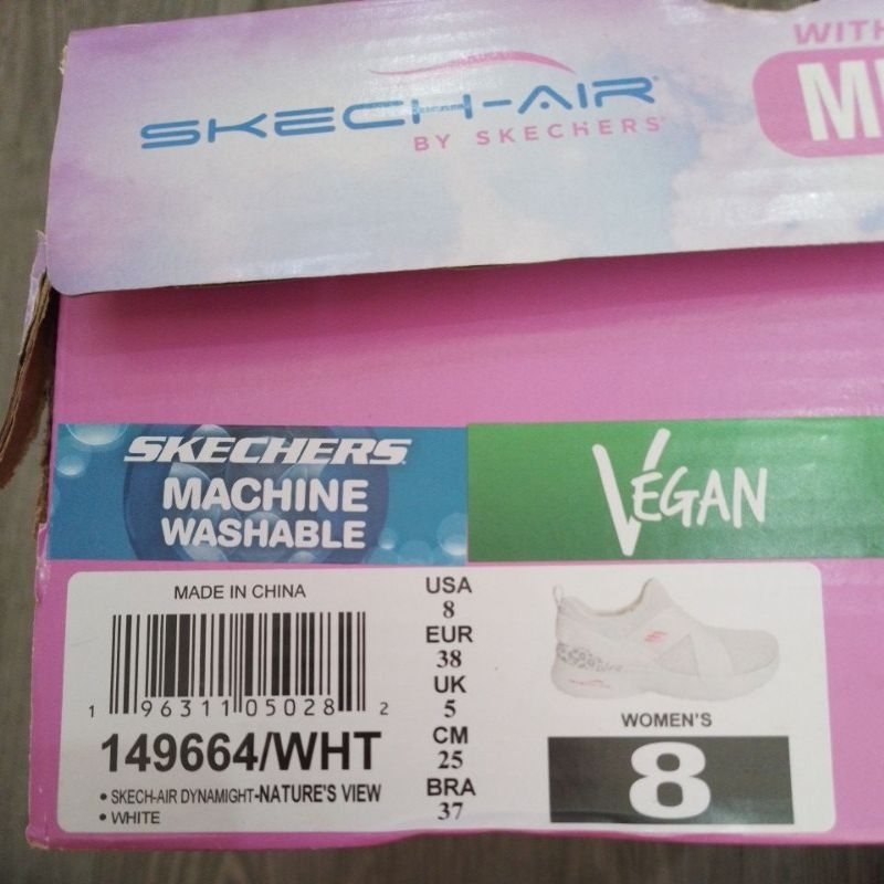 sepatu skechers 149664/WHT