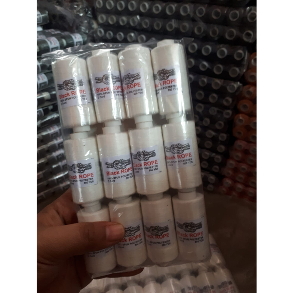 Benang Jahit Set Warna Lengkap 1 Lusin 40/2 500 Yard