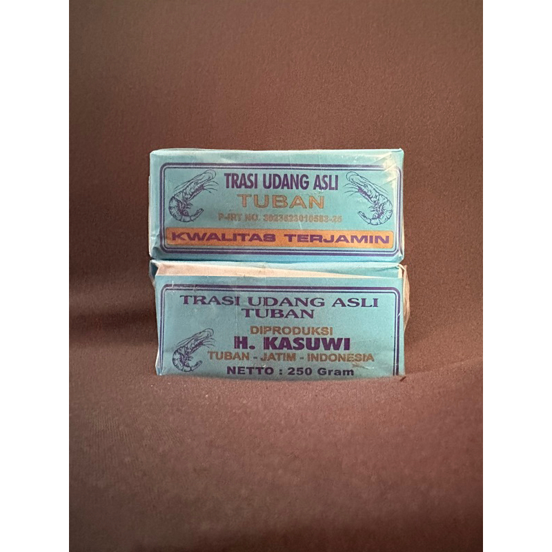 Terasi udang khas Tuban H. Kasuwi 250gram / terasi / terasi udang / trasi tuban