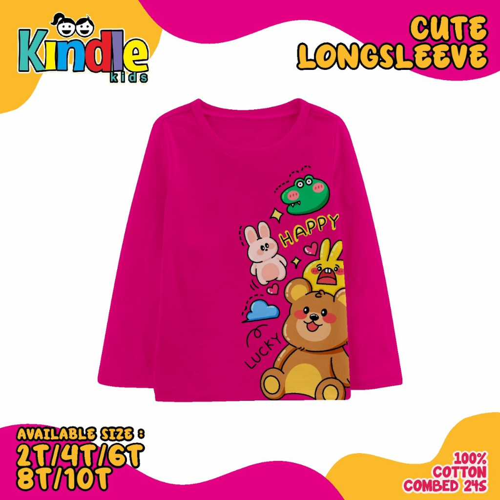 Kindle Kaos Girl Pnanjang Mixue Kaos Anak Perempuan Usia 2 Sd 10 Tahun -KBS