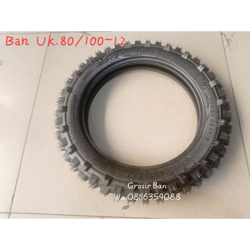 Ban Trail Medium UK.80/100-12, Ban luar & dalam, Ban Trail 110cc