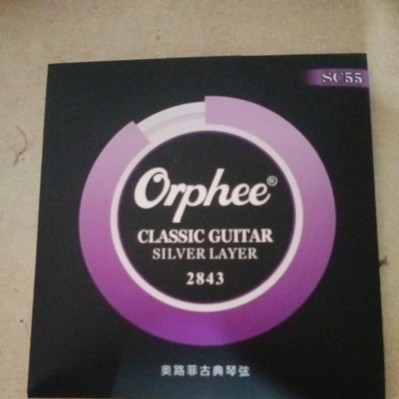 Senar gitar Orphee SC55 Original senar gitar orphee klasik nylon Normal tension