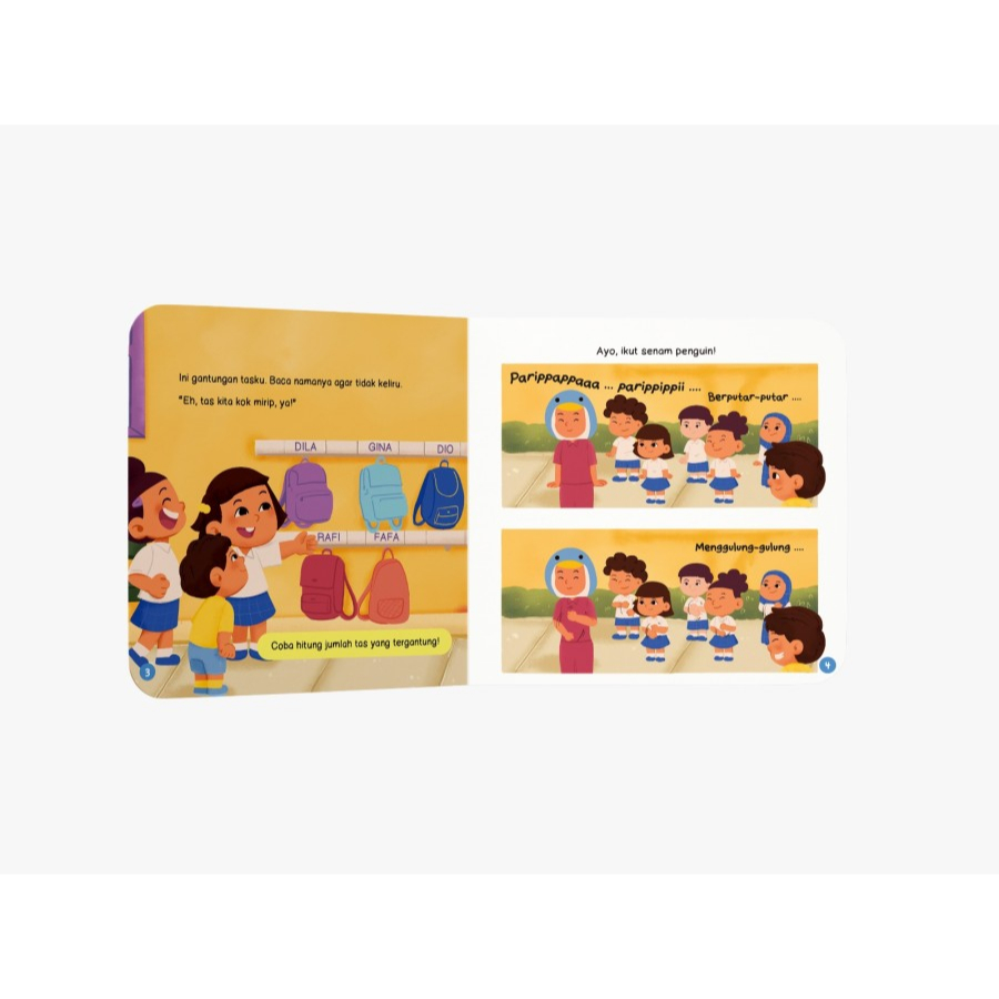 Buku Anak Seri Aku Dan Lingkunganku : Ayo, Lihat Sekolahku (Boardbook)