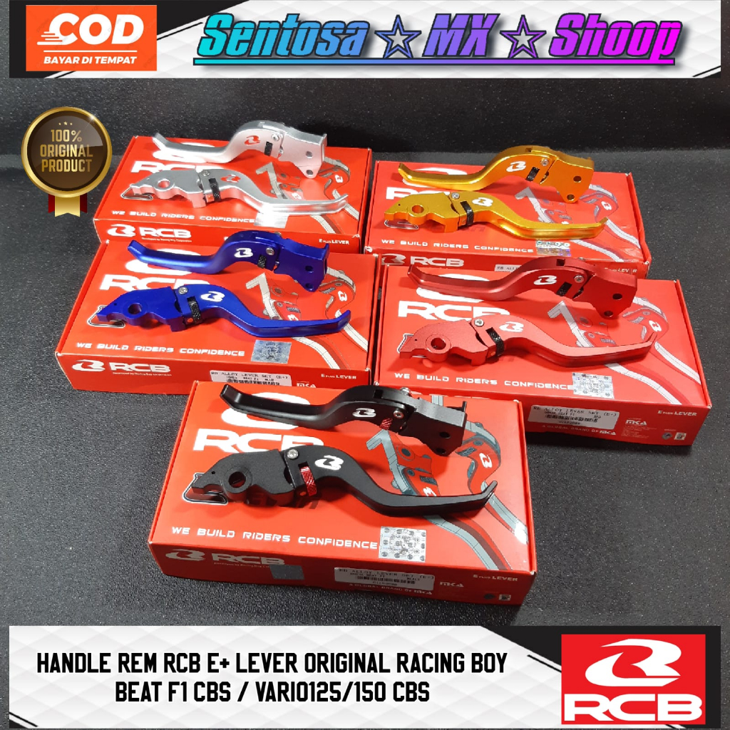 [ RCB E+ ] HANDLE REM / TUAS REM RACING BOY ALLOY LEVER MOTOR BEAT F1 CBS | VARIO125/150 OLD CBS | V