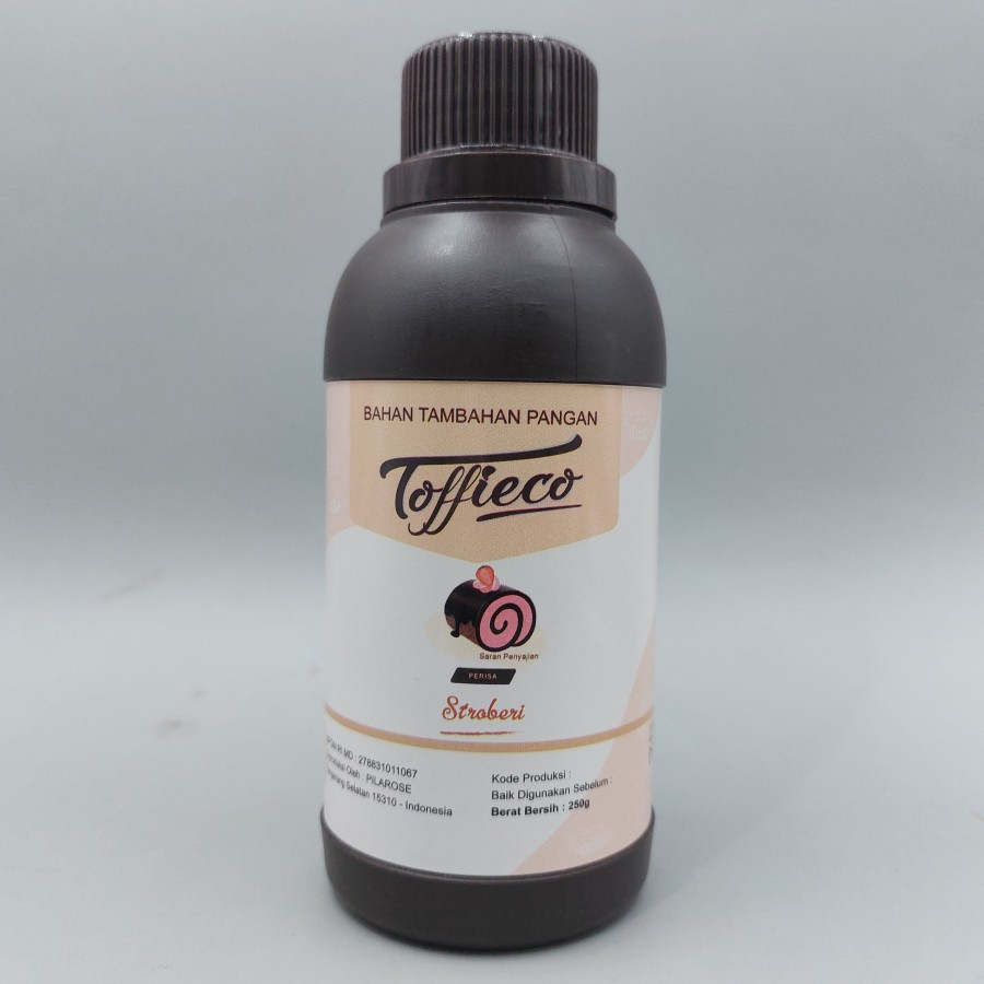 

Toffieco Stroberi Flavour 250g - Perisa Essence Tofieco Strawberry