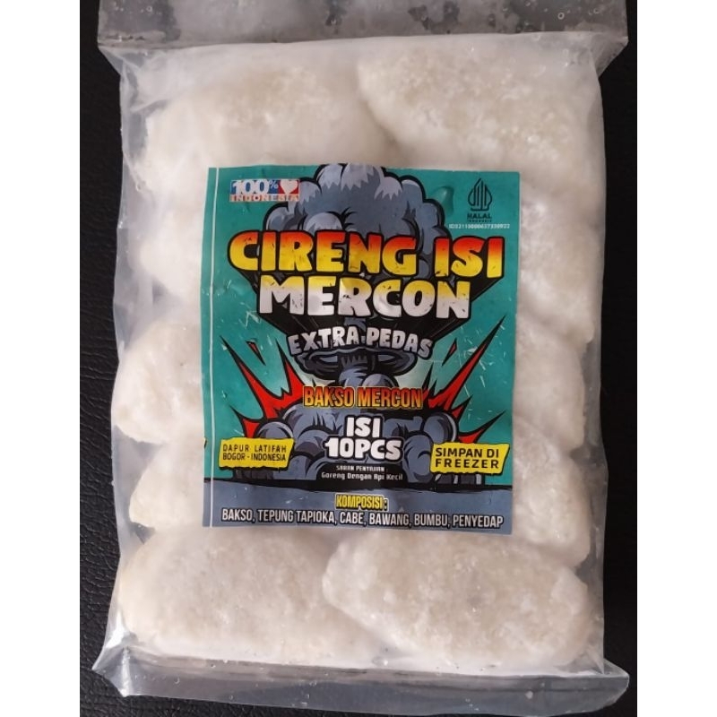 

CIRENG Mercon isi Bakso pedes