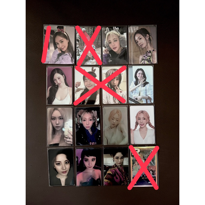 PHOTOCARD SNSD AESPA RED VELVET GOT