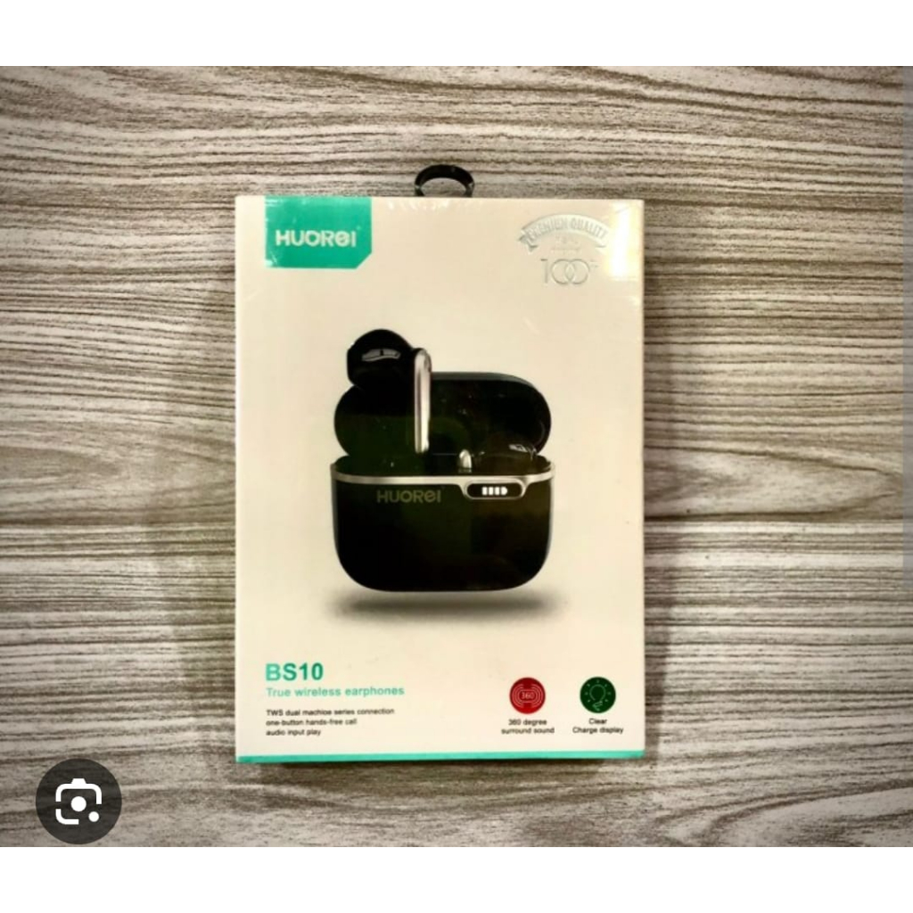 HANDSFREE BLUETOOTH TWS BS10DUAL BASS HUOREI  MURAH
