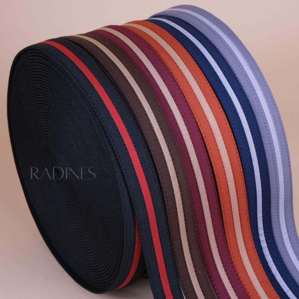 Webbing Bisban 3cm POLYESTER / KATUN PREMIUM Tali Sandal Motif Speedo