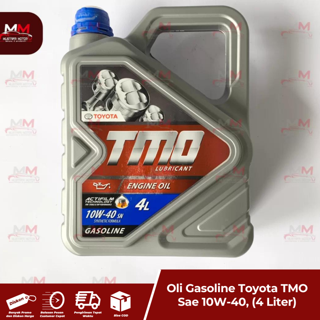 Oli Gasoline Toyota TMO Sae 10W-40, (4 Liter)