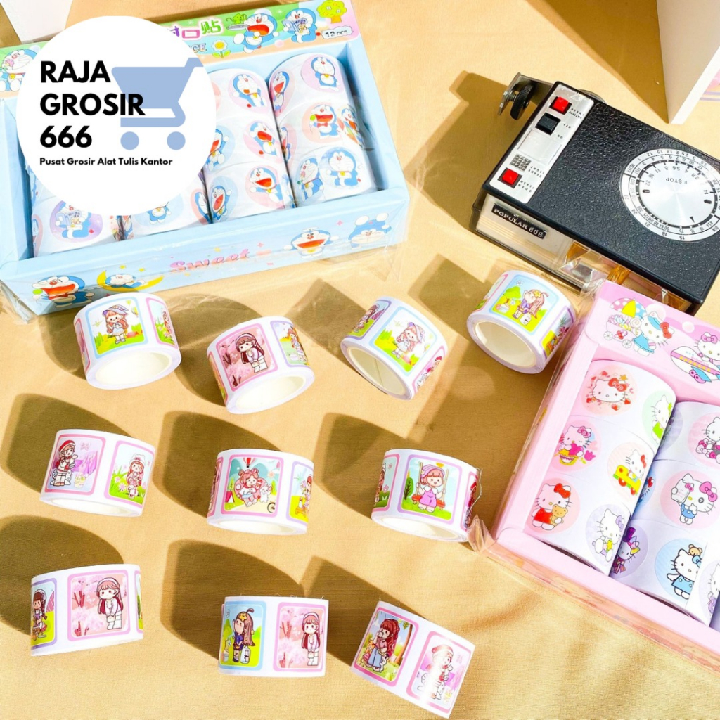 WASHITAPE SZ-182 KARTUN 1 ROLL WASHI TAPE SATUAN DECO TERMURAH COD ORIGINAL BAGUS LUCU IMUT KADO UNIK BAGUS