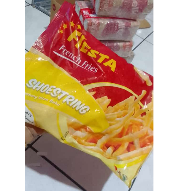 

Fiesta Kentang Goreng 500 gr Frozen Food Murah | French Fries | Makanan Beku | Olahan Kentang Siap Goreng - FROZEN FOOD - Makanan Istant Siap Cepat Saji