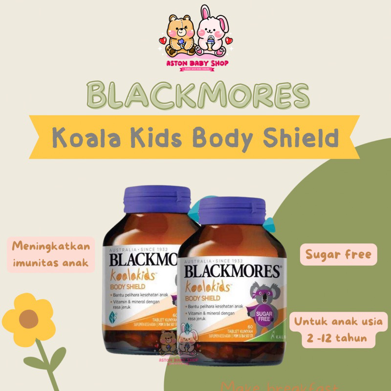 Blackmores Koala Kids Body Shield (Isi 60 Tablet) Vitamin Anak Tablet Kunyah