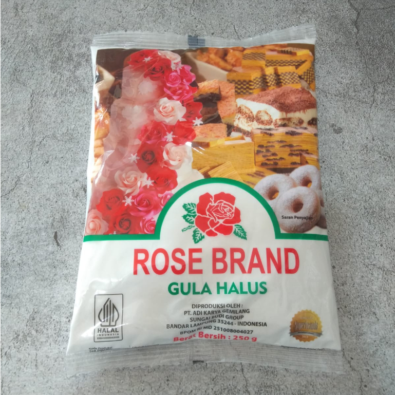 

Gula Halus Rose Brand 250gr