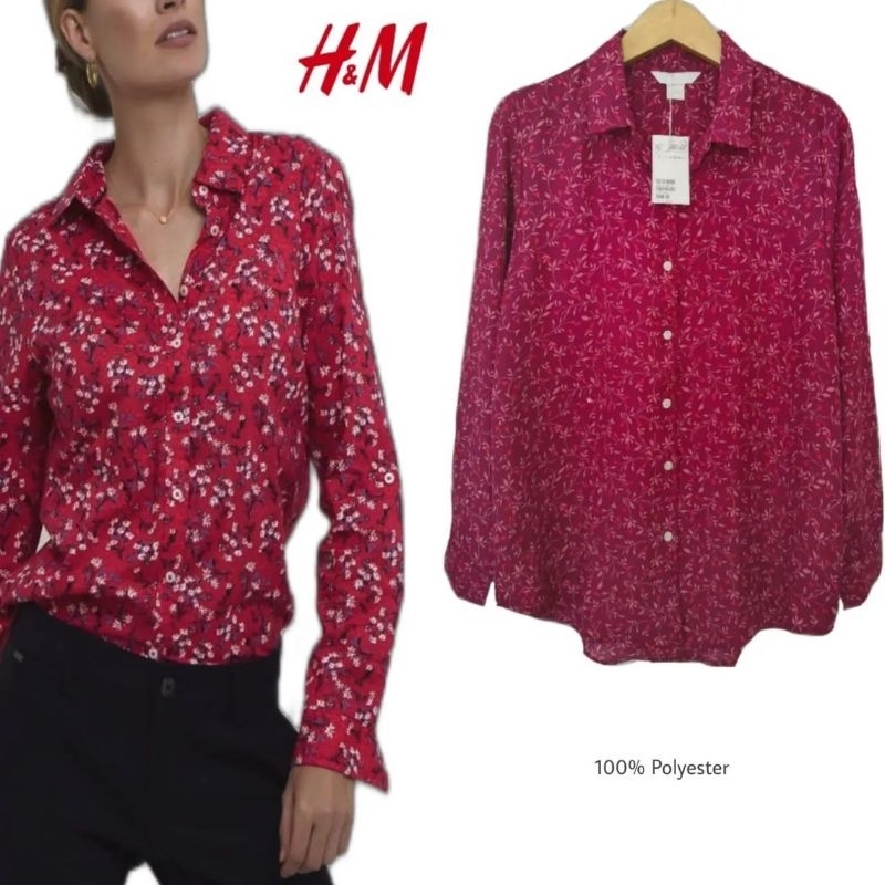 Long Sleeve/kemeja wanita H&M Original
