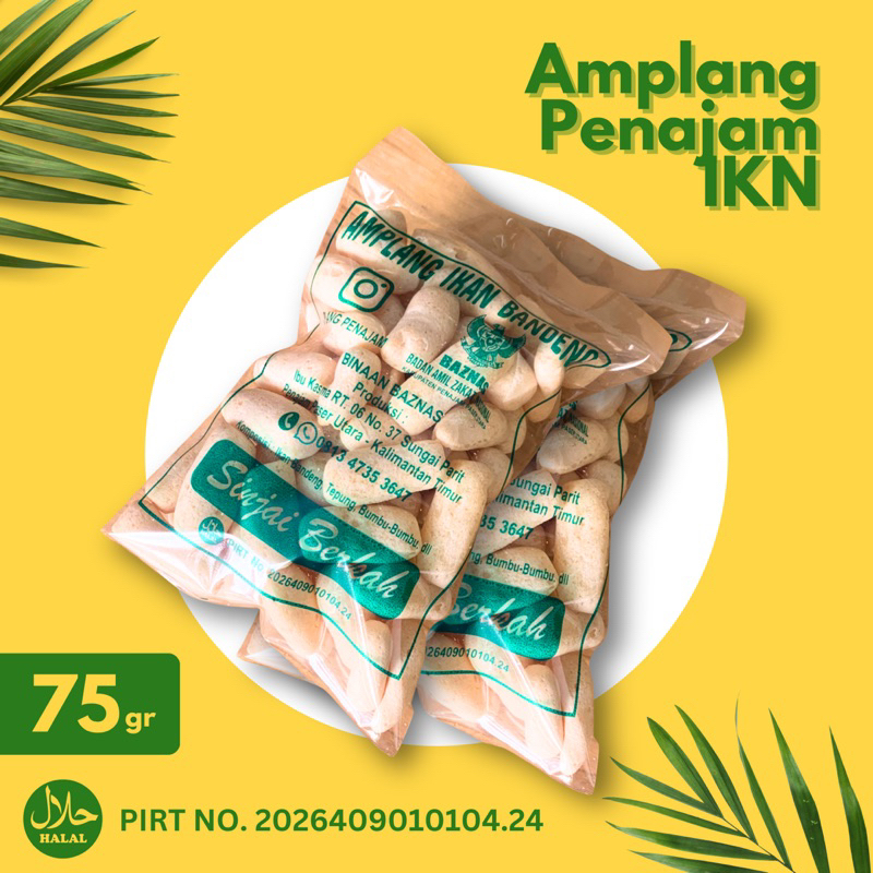 

Amplang Bandeng IKN Penajam 75gr || Oleh-Oleh Khas Penajam Amplang Bu Kasma