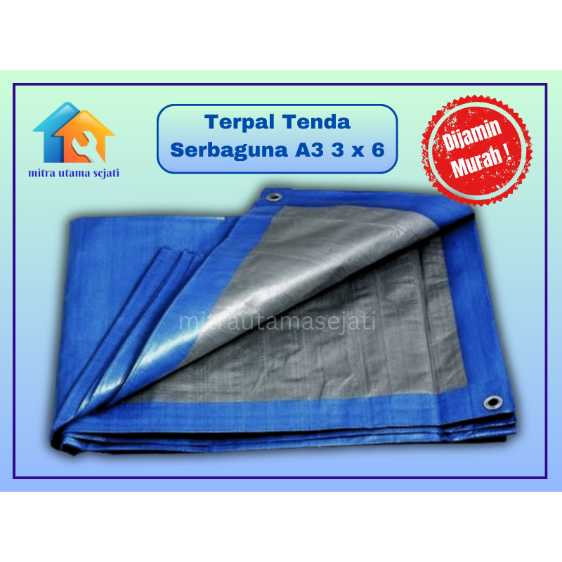 Terpal Plastik A3 3 X 6 Terpal Tenda Terpal Kolam Terpal Tutup Truk
