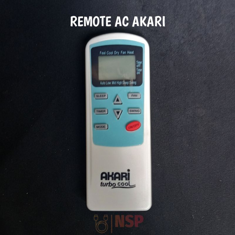 Remote AC Akari Turbo Cool RC-055T