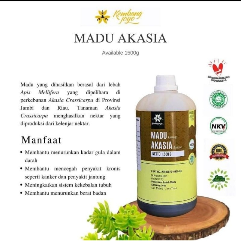 

Madu Kembang Joyo Akasia 1500 Gr