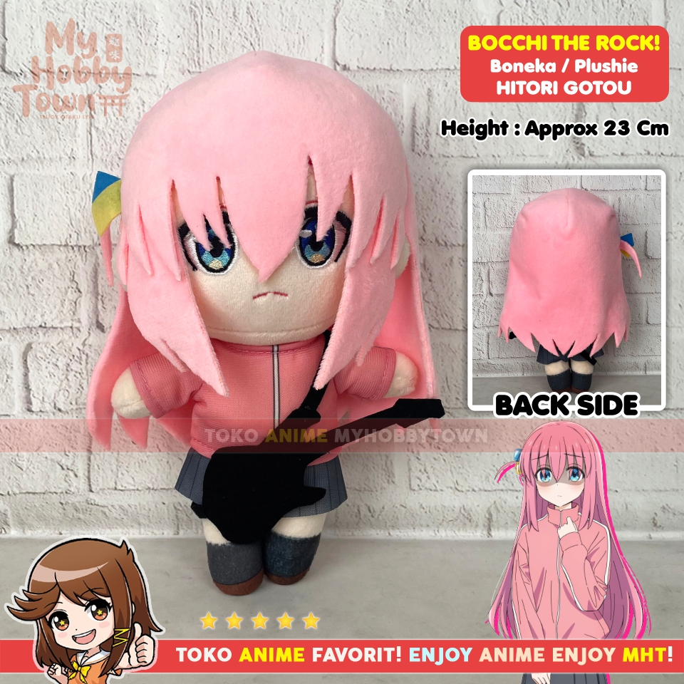 Boneka Anime Karakter Bocchi The Rock Hitori Gotou Plushie Doll