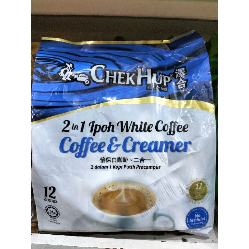 

chek hup coffee&creamer isi 12sachet