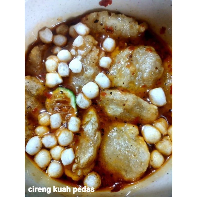 

cireng kuah pedas