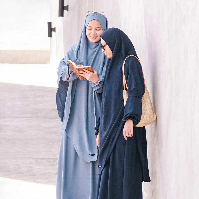 Set Hafsoh Gamis dan Khimar Hafsoh Hijab Alila