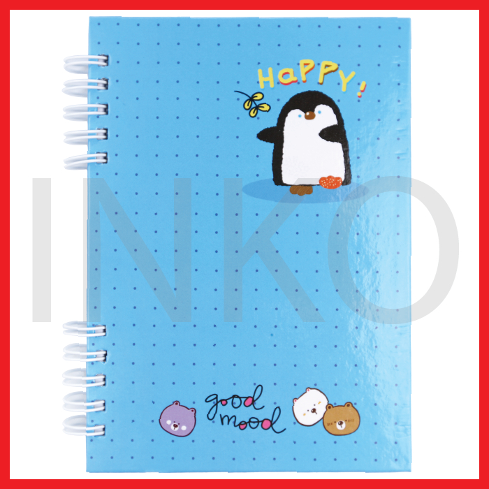 

KIKY HARD COVER A6 WIRE 64SHEET