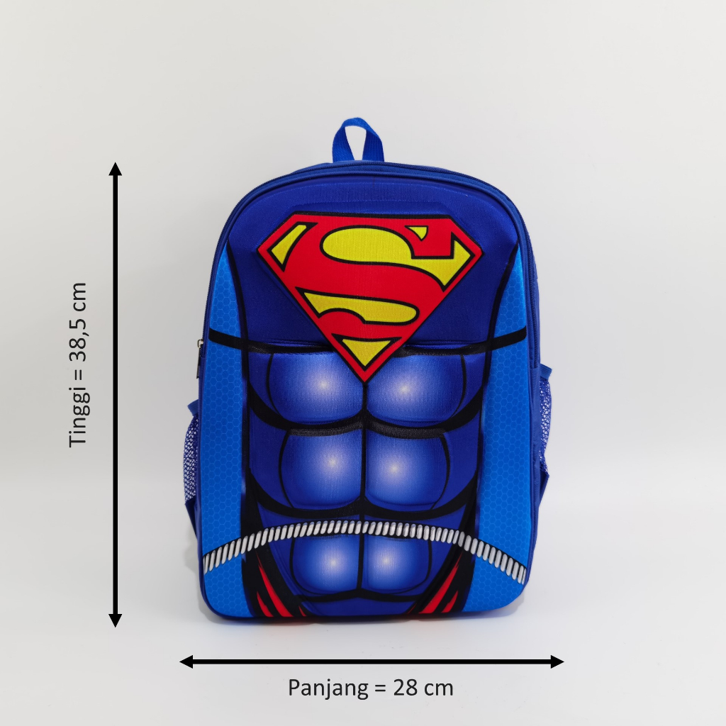 Tas Anak Laki-laki dan Dewasa ransel sekolah karakter Captain America / tas anak SD / original baepack