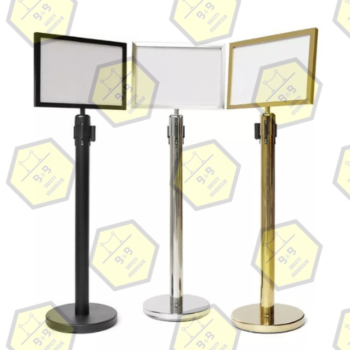 

Sign Frame A4 Stainless High Quality Papan Tiang Antrian