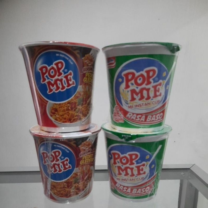 

PAKET 2 POP MIE GORENG + 2 POP MIE BASO